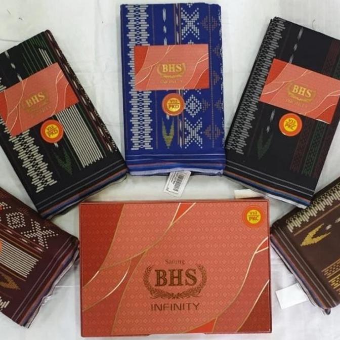 Miliki Sarung Bhs Infinity Gold || Sarung Tenun Bhs Print Terbaru Katun Kain