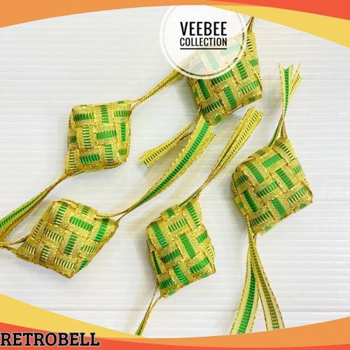 Gratis Ongkir Ketupat Mini/ Gantungan Ketupat Mini/ Hiasan Ketupat/ Ketupat Pita Mini