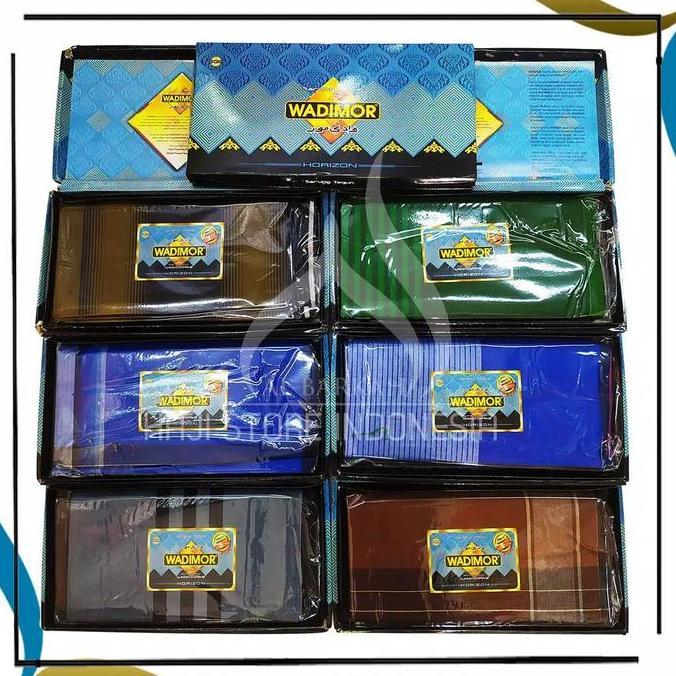 Diskon Sarung Wadimor Lengkap Sarung Pria Dewasa Sarung Hitam Putih Warna