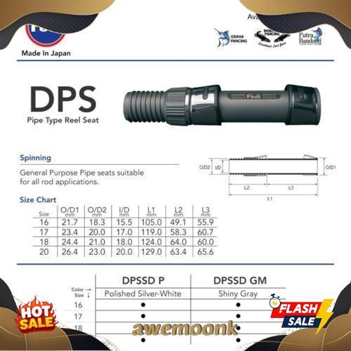 Promo Reel Seat Fuji (Gold Label) Dpssd