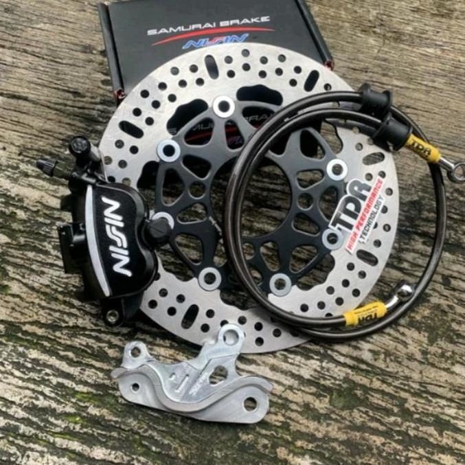 PAKET MIO SPORTY 5TL KALIPER 2P NSSN SAMURAI+DISC+SELANG REM DEPAN MIO SPORTY 5TL