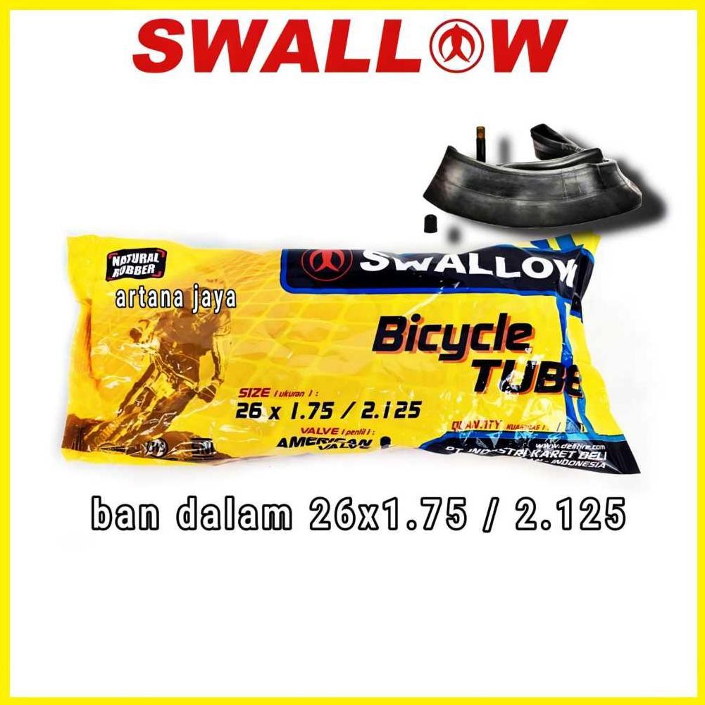 Ban dalam swallow sepeda AV 38 26x1.75/2.125 ban sepeda 26 in
