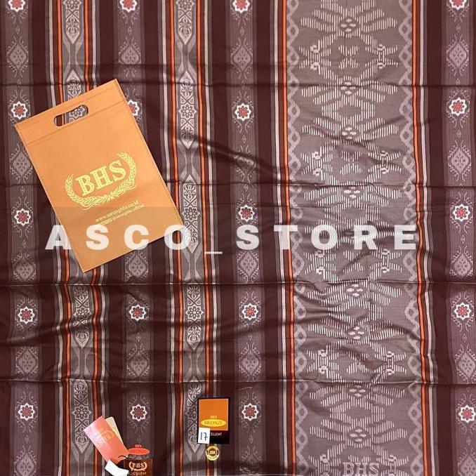 Terjangkau Sarung Bhs Excellent Jacquard Bronze/Afkir Ringan Lengkap Label, Stiker, Hagtag, Barcode 