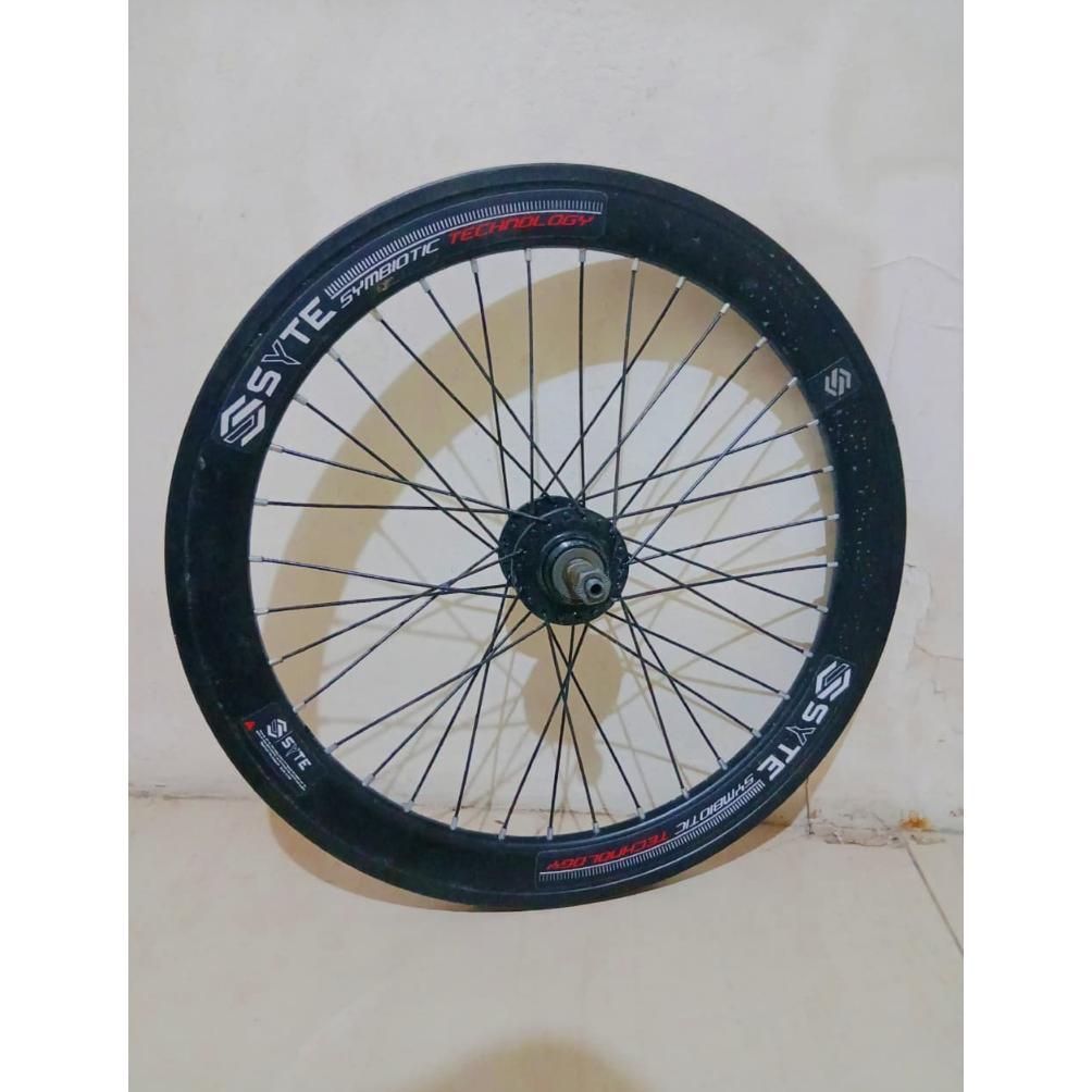 Velg Sepasang SYTE untuk sepeda ukuran 20 cocok untuk sepeda lipat,minion dll