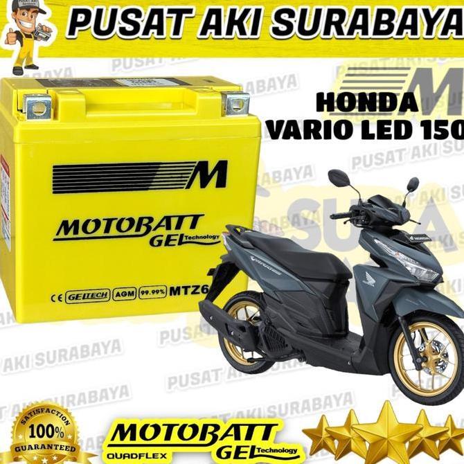 PUSAT AKI SURABAYA AKI KERING TERBAIK MTZ6S MOTOBATT GEL AKI VARIO 150
