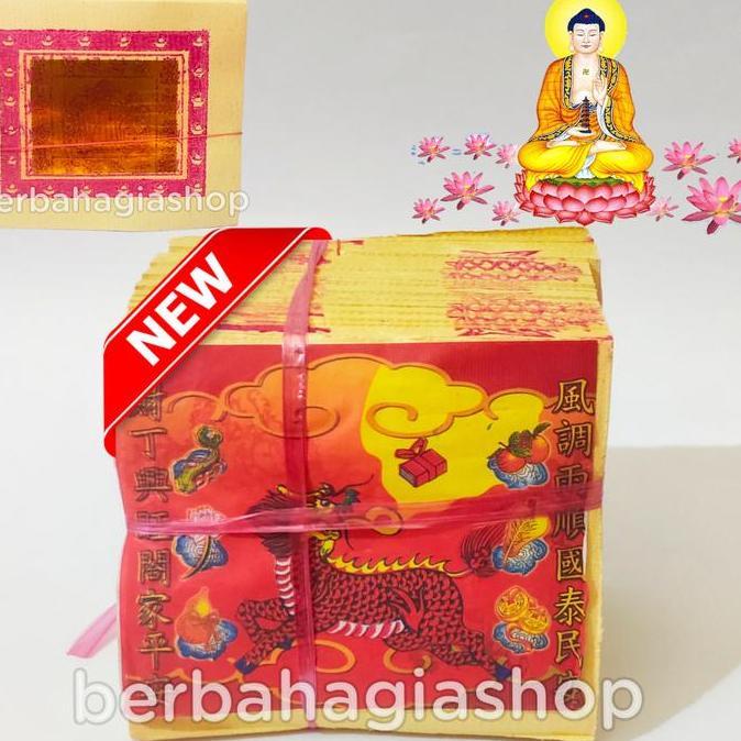 Kertas Sembahyang Emas Kimcua Sembayang Puja Dewa dan Leluhur Kim Coa