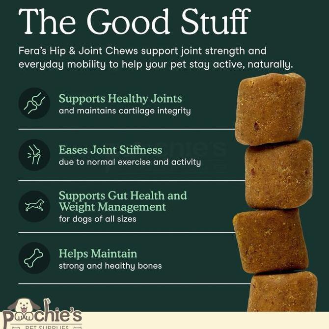 Fera Pets Organic - Supplement persendian anjing - FERA HIP + JOINT