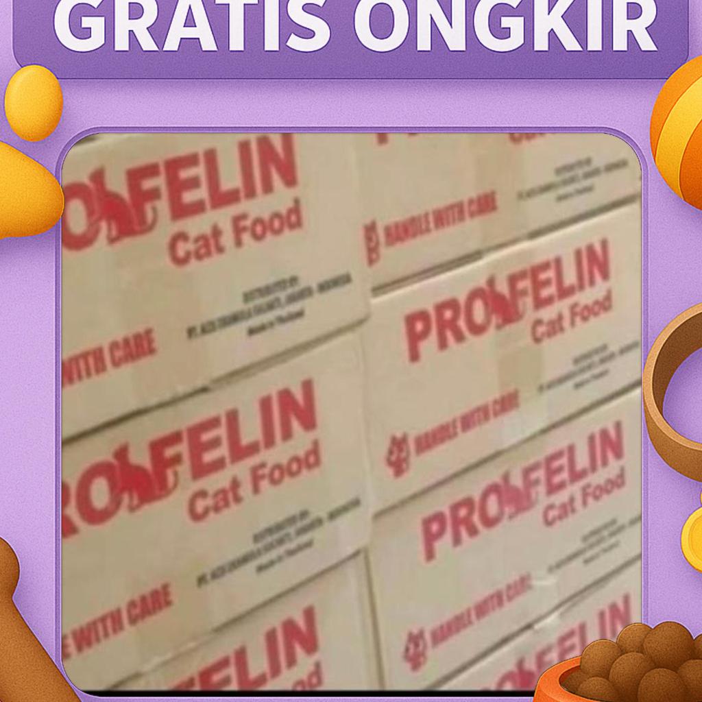 Profelin Kaleng 400Gr Wet Food Profelin Cat 1 Dus Kargo