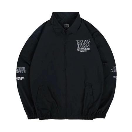 Rown Division Storage Jaket Tracksuit Mortalia Black Terbaru Best Quality 100% Original