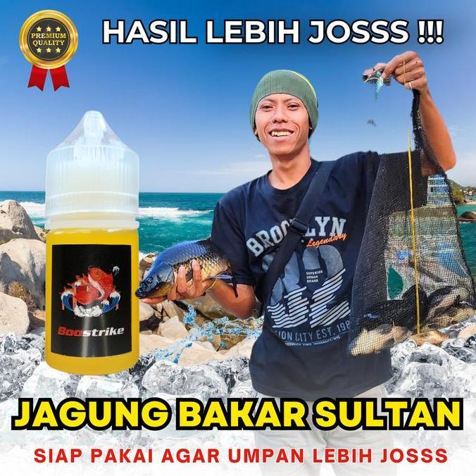 Essen Boostrike Racikan Jagung Bakar Sultan Khusus Mancing Ikan Mas Rame Dan Indukan Isi 30ml