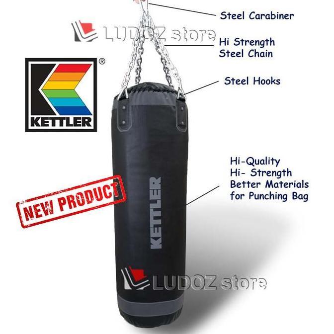 NEW Sandsak KETTLER Ukuran L Sandsack Samsak sansak  Karung Tinju Boxing Muaythai sand sak