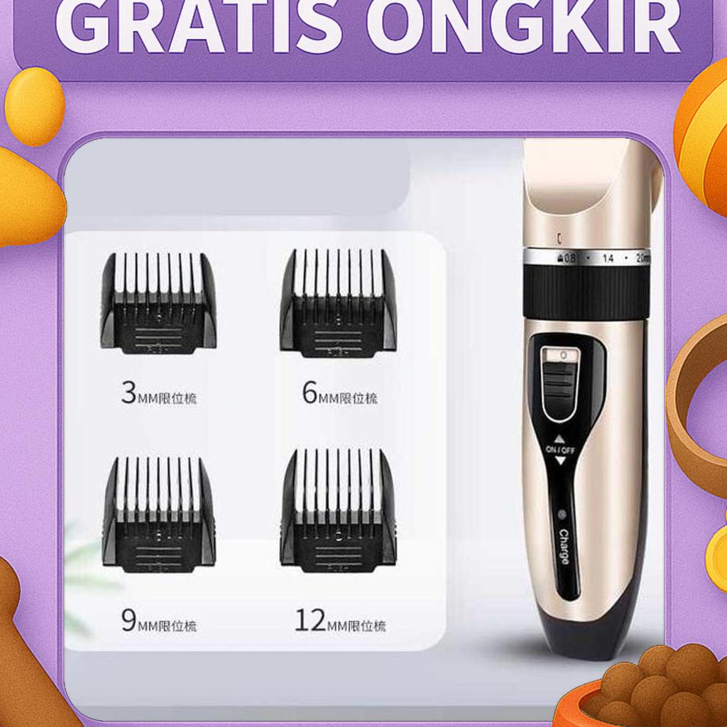 Alat Cukur Elektrik Potong Bulu Hewan Anjing Kucing Domba - C6