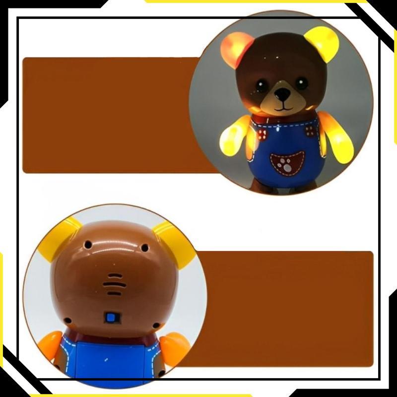 Mainan Musik Berjalan Tangan Mata Koordinasi Anak 3 Tahun Keatas Bear Monkey Interaktif