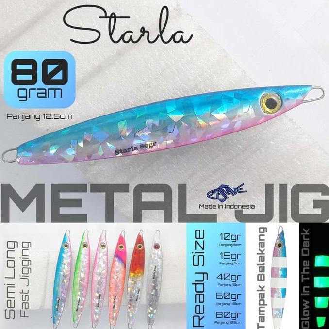 Metal Jig Zamve Starla 80Gr Metal Jig 80Gr Metal Jig 80Gram