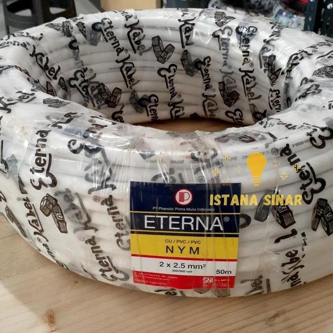 New- Kabel listrik Eterna NYM 2 x 2.5 / Kabel tembaga / Kabel