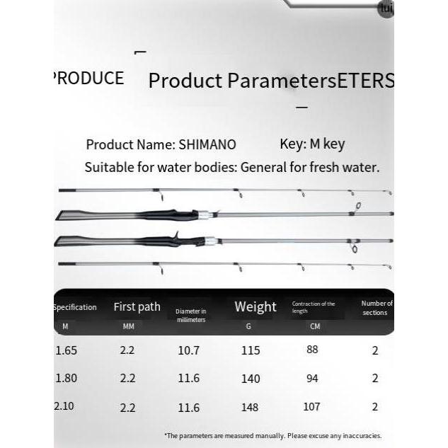 NEW SHIMANO 2025 joran balistik Rod Spinning/Casting/Jigging joran udang galah lentur MH Power 130KG