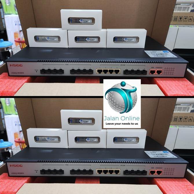 BEBAS ONGKIR - OLT HSGQ EPON XE08 L3 8Pon UPLINK 10G 8port HSGQ XE08ID