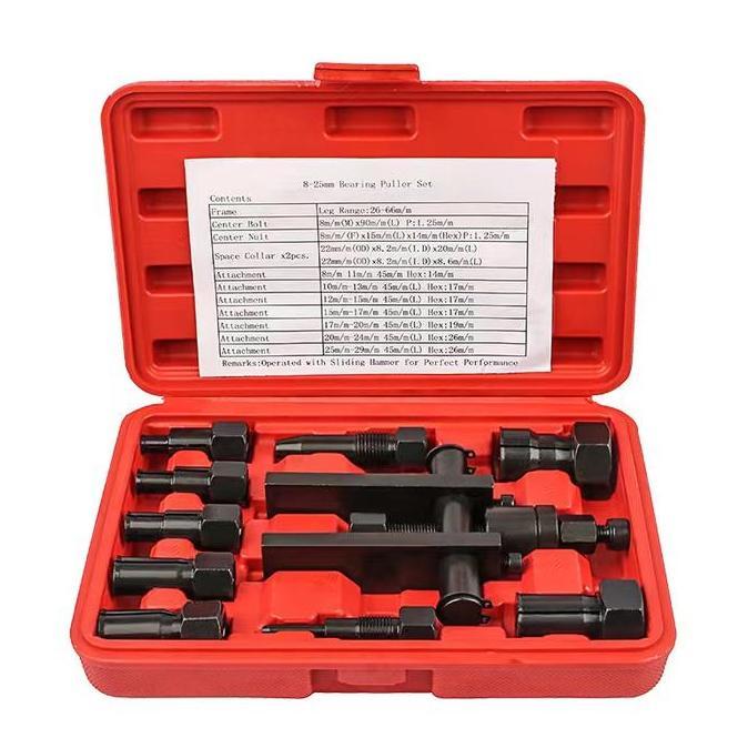 10Pcs Bearing Puller Set Treker Pencabut Bearing Cvt Set Treker Bearing Pecah Alat Pelepas Bearing T