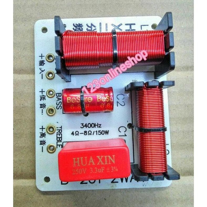 Promo Crosover Pasif 2 way mantap buat Speaker ukuran 10 12 dan 15 inch Diskon