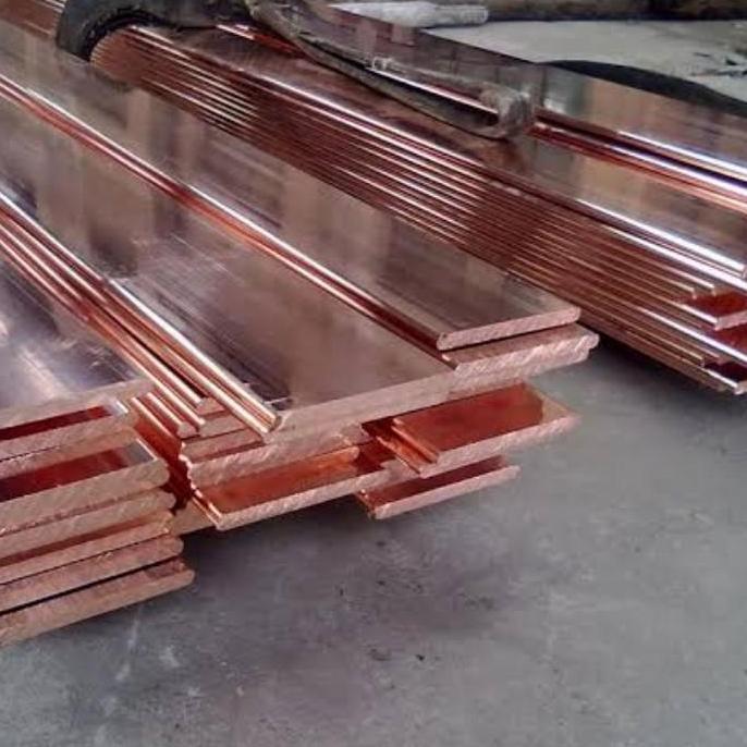 RAIL COPPER / BUSBAR / BUS BAR PLAT TEMBAGA 10 X 60 MM