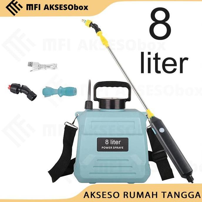 Semprotan hama elektrik 8 liter rechargeable semprotan tanaman baterai cas Promo Premium