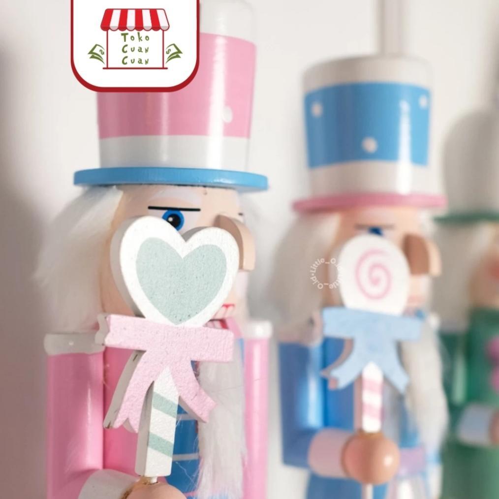 Ijutaku Tcc Christmas Nutcracker Soldier Patung Natal Dekorasi Natal Hiasan Natal Impor Aksesoris Na