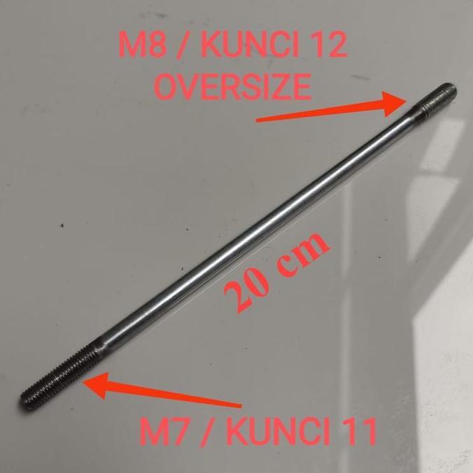 Baut Ancer tanem tanam block blok Tusuk Sate Bolt Stud HEAD BLOK SEHER  BEAT VARIO 110 karbu led SPA