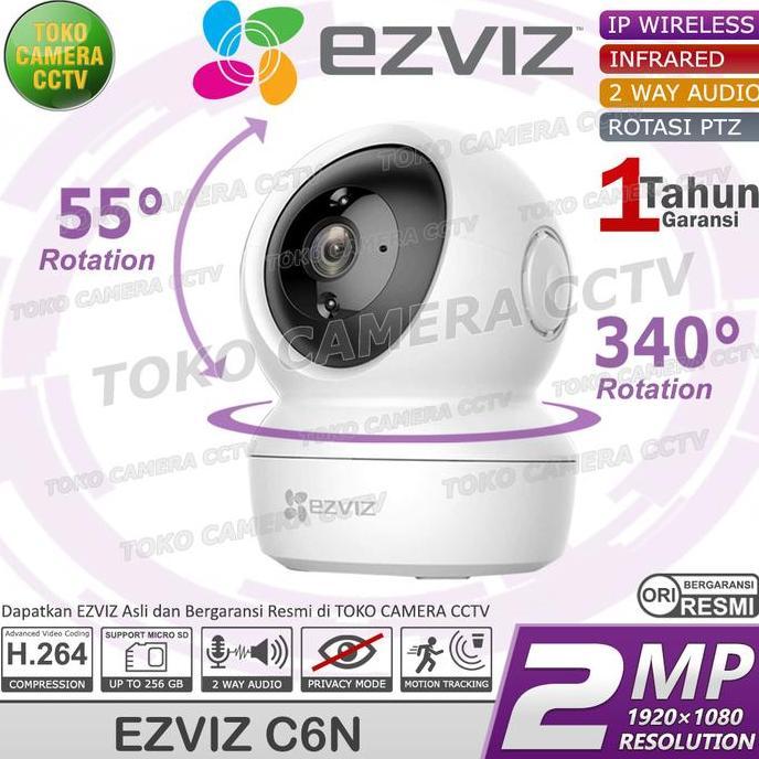 CCTV WIRELESS WIFI KAMERA IP CAMERA EZVIZ C6N 1080p 2MP