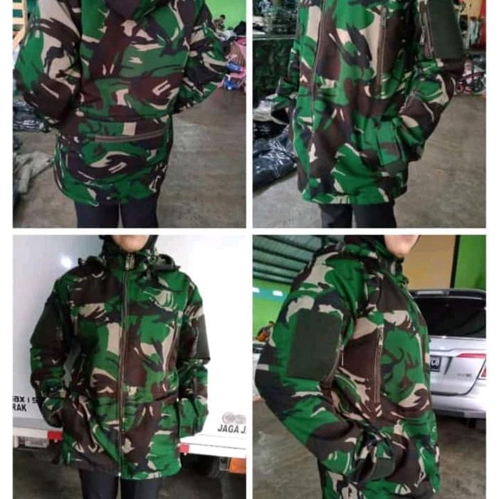 Jaket Loreng Tni Jaket Army Doreng Waterproof Pria Parka  Musim Dingin Distro Tebal Terlaris Best Qu