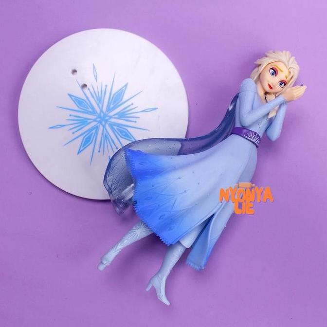 Spesial Ccf01A Cake Topper Frozen 3D Jumbo Elsa Figure Boneka Karakter Dekor Kue Ulang Tahun Nyonya 
