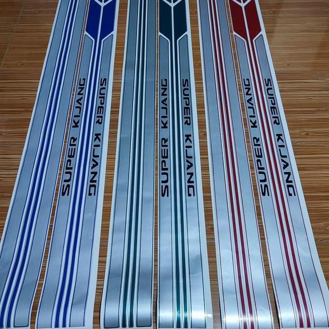 Stiker Striping Toyota Kijang Super List Body Kijang Super Kendaraan