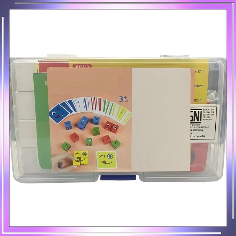 Mainan Dadu Ekspresi Interaktif Multipemain Tebak Ekspresi Wajah Dadu Tebak Bersama Teman - RO30-031