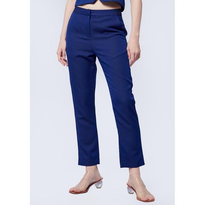 Executive Skinny Fit Knit Pants 5-LPKKSG124B132 Navy
