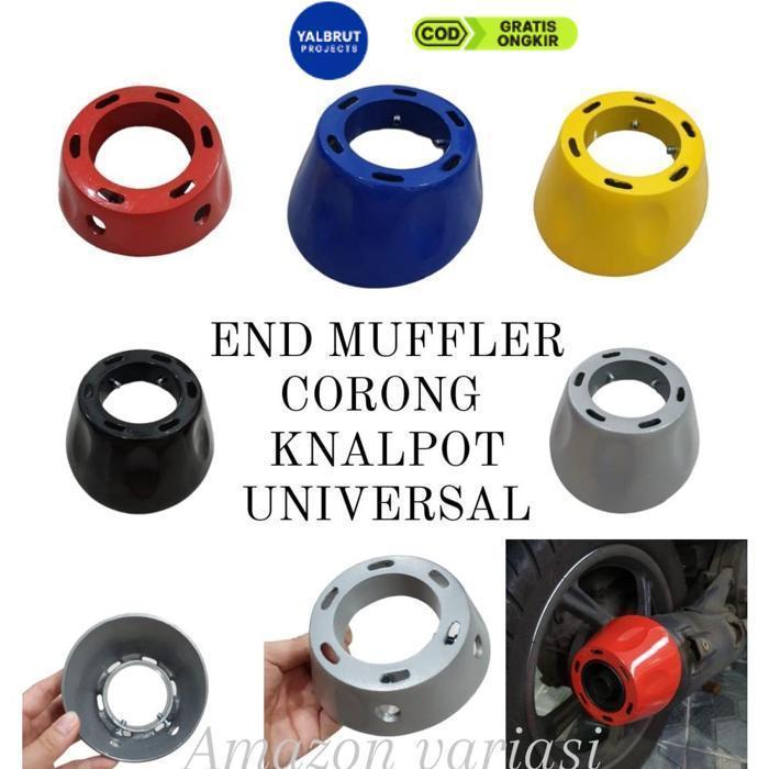 Prermium Corong Knalpot End Muffler Endcup Moncong  Corong Knalpot Vario 125 Vario 150 Pcx / Mio Sou