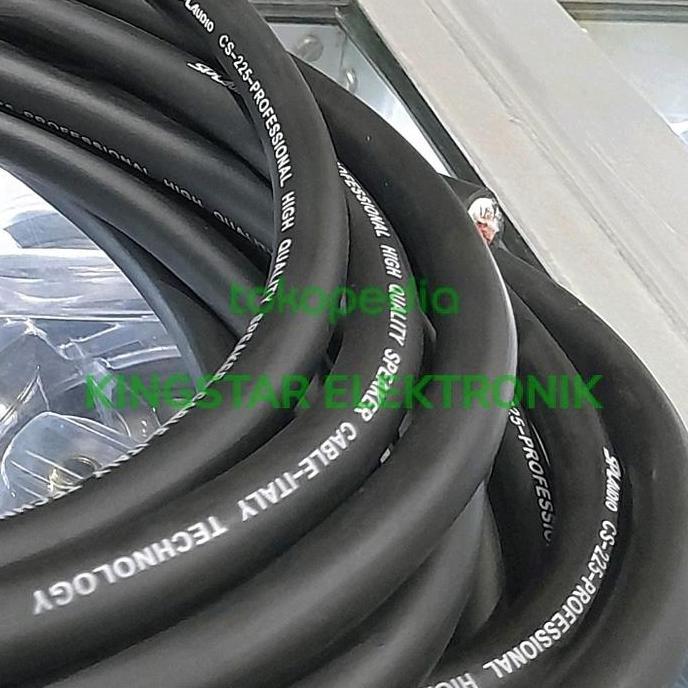 Kabel Speaker SPL Audio CS225 Cable 2x2,5mm Meteran Ecer CS-225 Ori