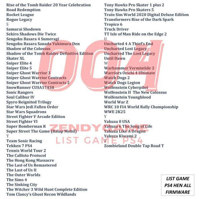 FLASHDISK 64GB + GAME PS4 HEN | FLASH DISK GAME PS4 HEN | GARANSI 5 TAHUN