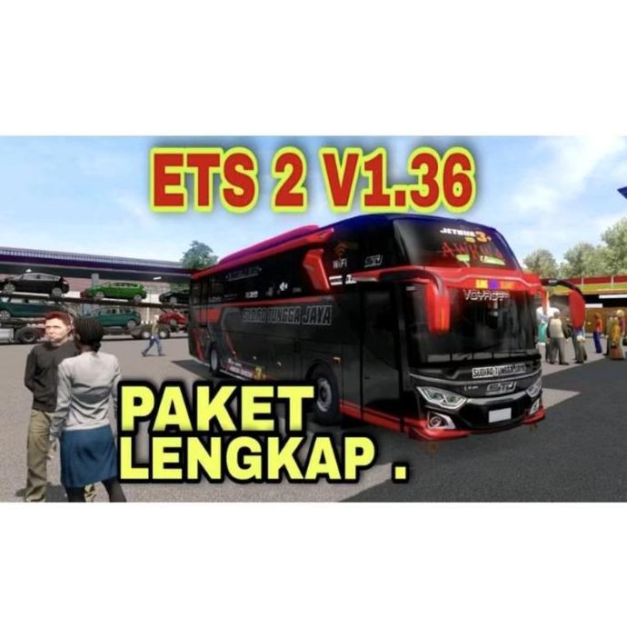 Flashdisk Game Bus Simulator Versi Indonesia Lengkap Gamepad - ETS2 v1.36