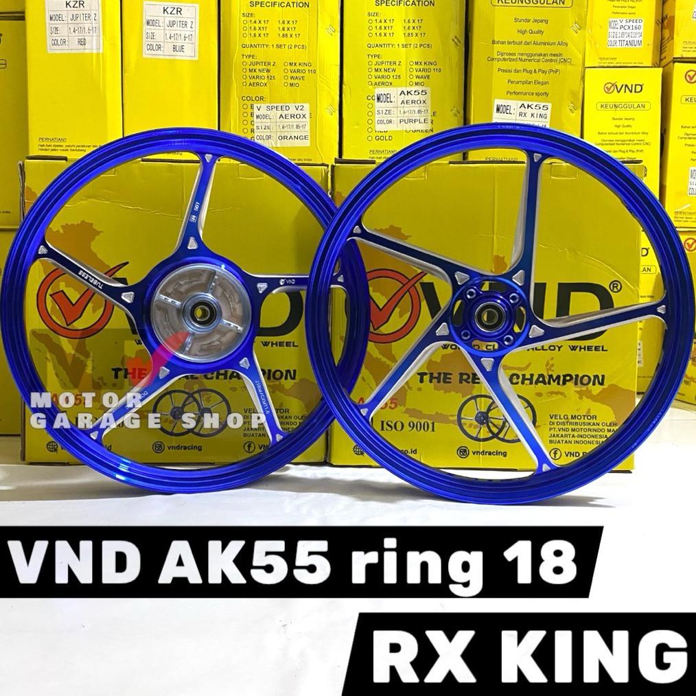 Velg VND AK 55 ring 18 RX KING 160/160 velg racing vnd ak55 RX KING VELG VND RX KING ORIGINAL