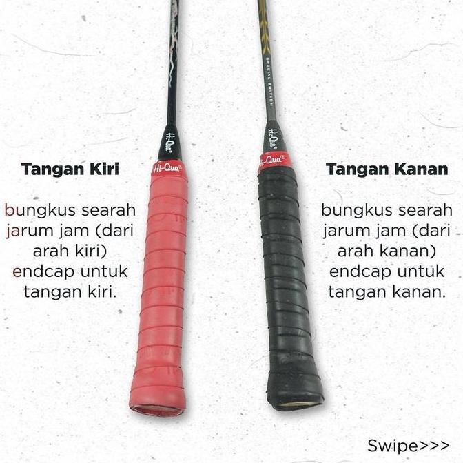 New- Hi-Qua Grip Raket Badminton Bulutangkis Karet Anti Slip