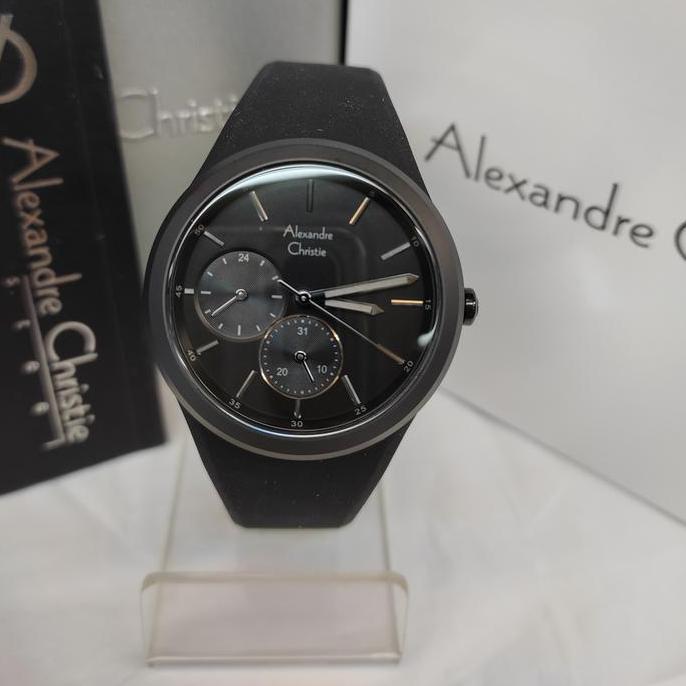 Jam Wanita ORINAL Alexandre Christie Ac 2663 BF Rubber Steel