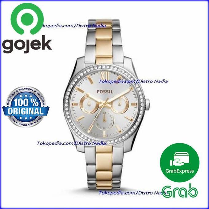 Jam Tangan Fossil Wanita Terbaru Silver Gold