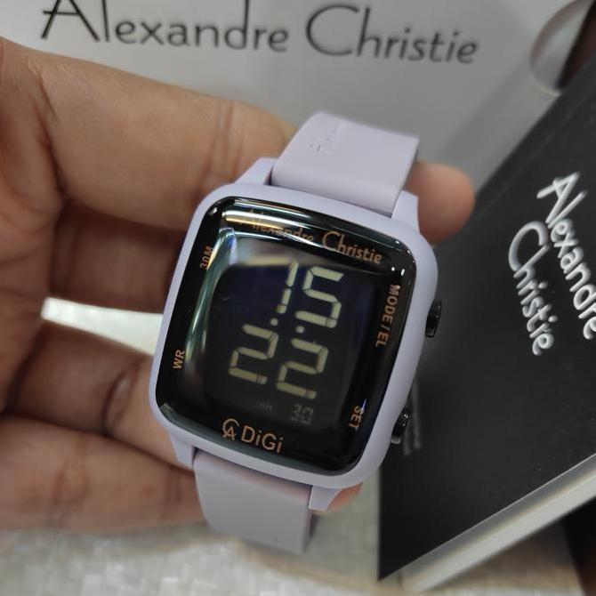 Jam Wanita DITAL ORINAL Alexandre Christie Ac 9369 LH Rubber St