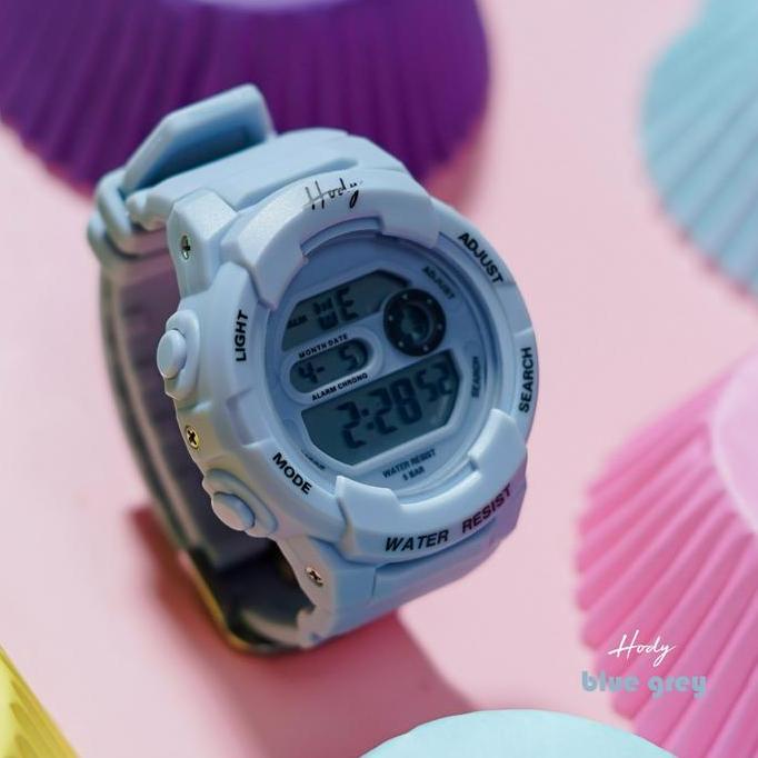 Jam Tangan Dital Sporty Kekinian Rubber + Box | HWN-04 by Hody