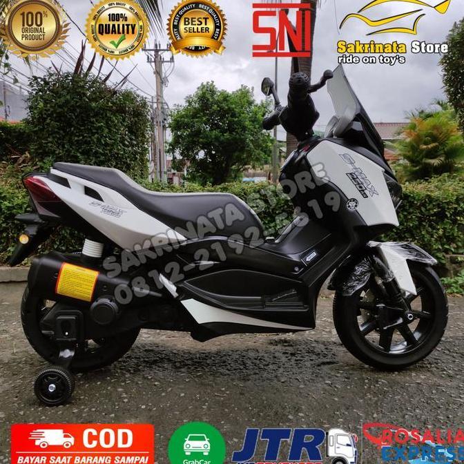 mainan anak motor aki xmax mainan motor aki anak kode 654