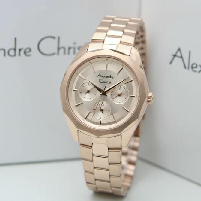 Jam Tangan Wanita Alexandre Christie Ac 2898 BF All Steel