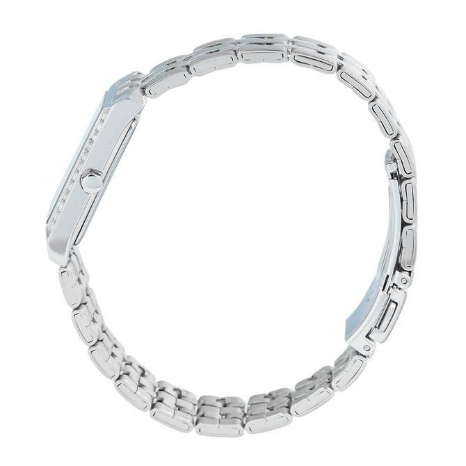 Jam Tangan Wanita Alba AK3055X1 Tank White Dial Stainless Steel Strap