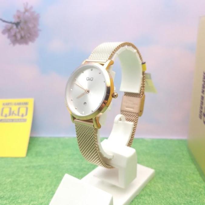 Q&Q QQ Jam Tangan Wanita Rantai Pasir A419J011Y Orinal