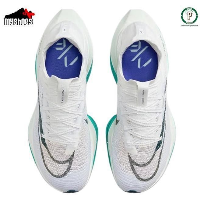 Sepatu Running Wanita Nike Air Zoom Alphafly Next% 2 Clear Jade 100% Authentic- Dn3559 100