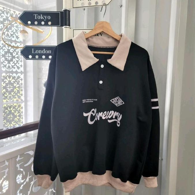 (isi 2 pcs) Jaket Couple Coreeory Oversize  / Hoodie Couple Pacar / Sweater Couple / Baju Couple Pas