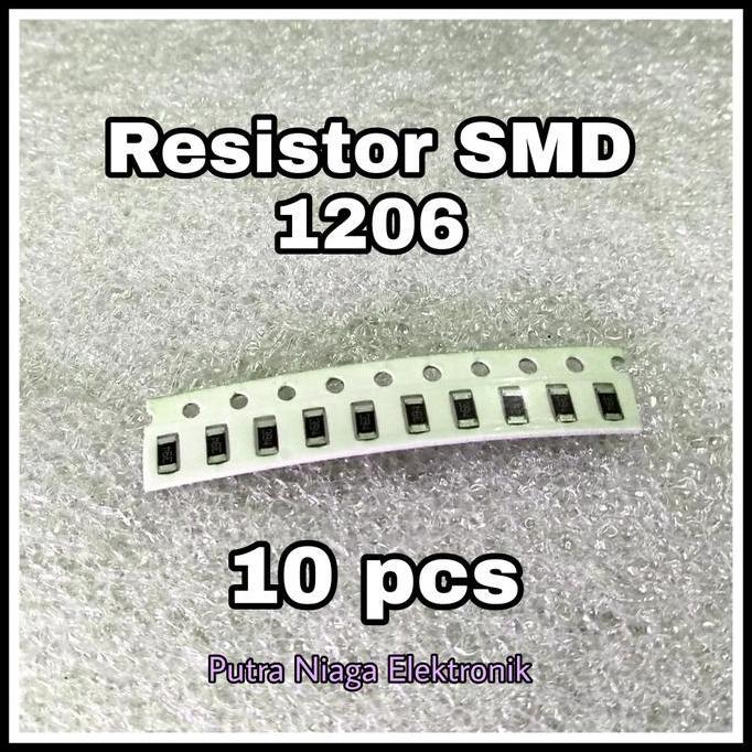 Update (20pcs) Resistor SMD 1206 0 Ohm Chip 0R Tahanan SMD1206 R 0ohm putran1a Murah